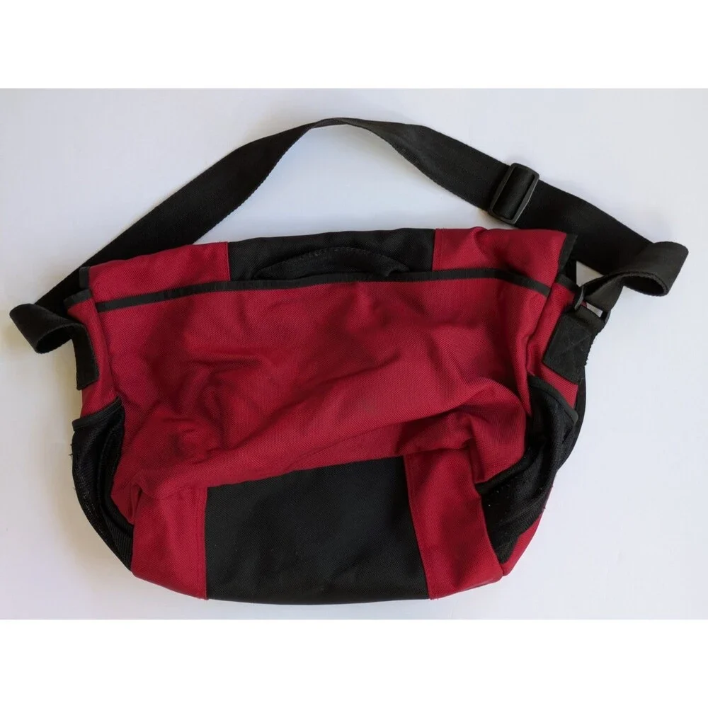 Gap Messenger Bag Vintage Crossbody School Y2K Biker Red Black Travel Nylon